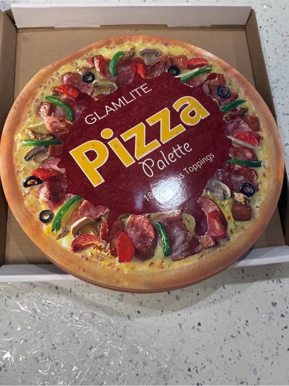 Glamlite Pizza Palette — Multi-Color Eyeshadow Collection